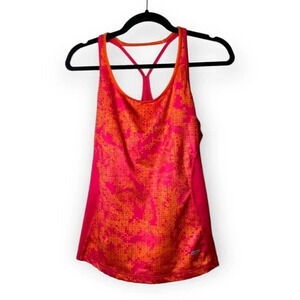 Athletic Works Pink & Orange Work  Out Racer Back Tank